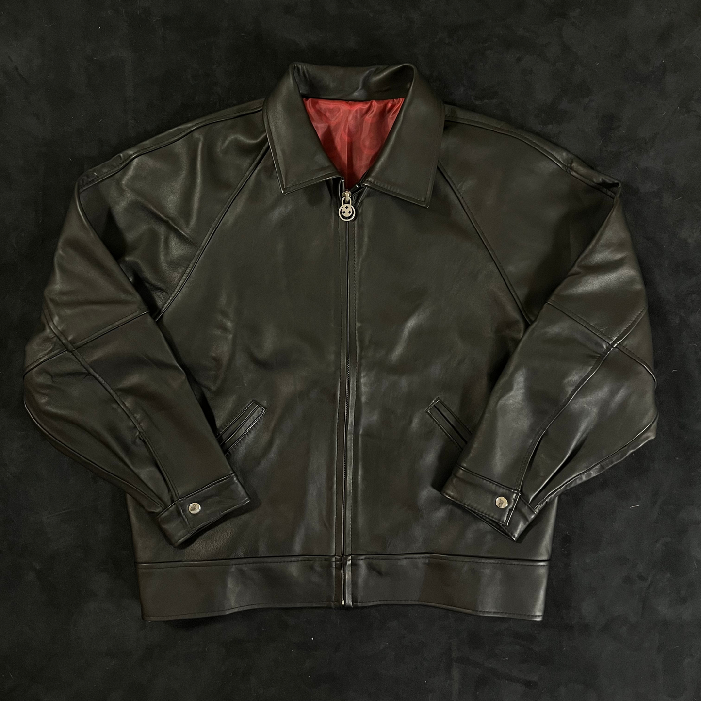 Black Boundless Leather Jacket