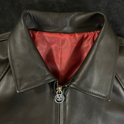 Black Boundless Leather Jacket