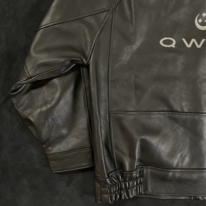 Black Boundless Leather Jacket