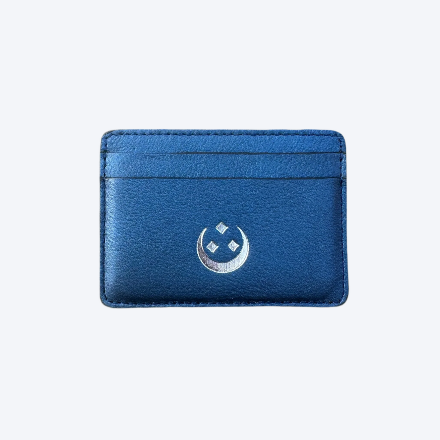 Metallic Blue Cardholder
