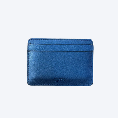 Metallic Blue Cardholder