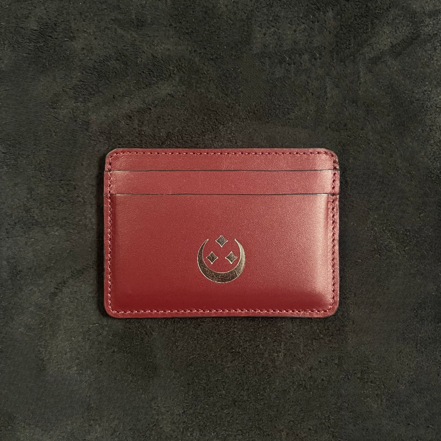 Matt Burgundy Cardholder